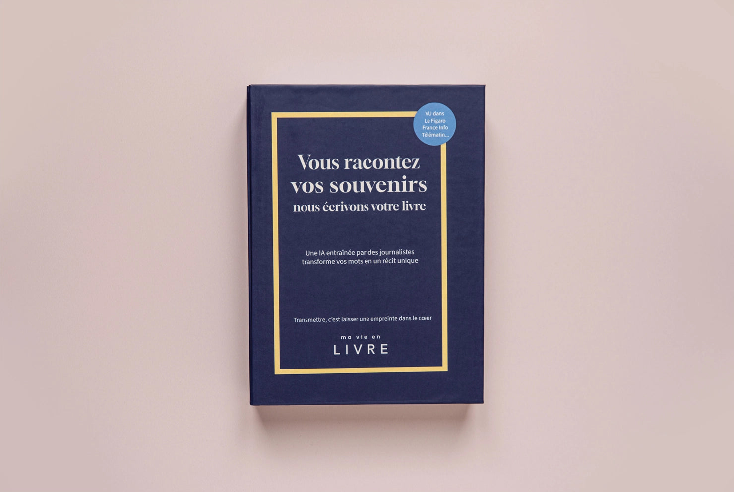 Coffret cadeau pour un livre imprimé Format Interview