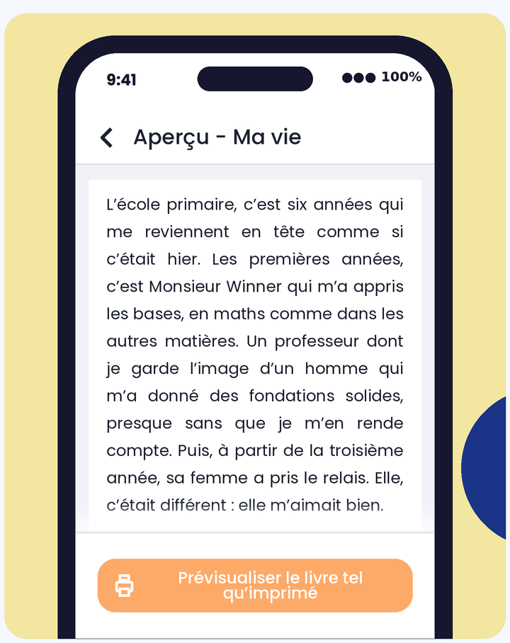Un livre ouvert sur un chapitre