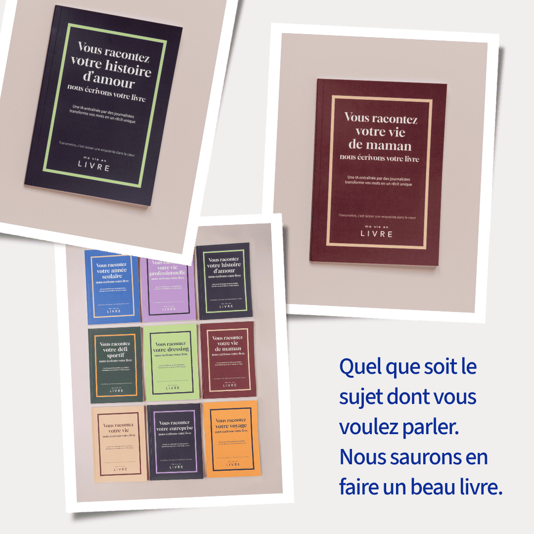 Coffret cadeau – Le livre de vos souvenirs, imaginé pour vous